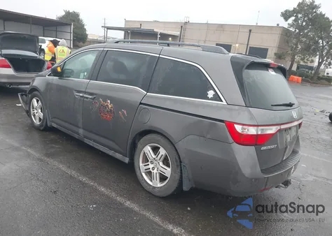 2012 Honda Odyssey Touring/Touring Elite from USA, damaged, VIN 5FNRL5H97CB079543